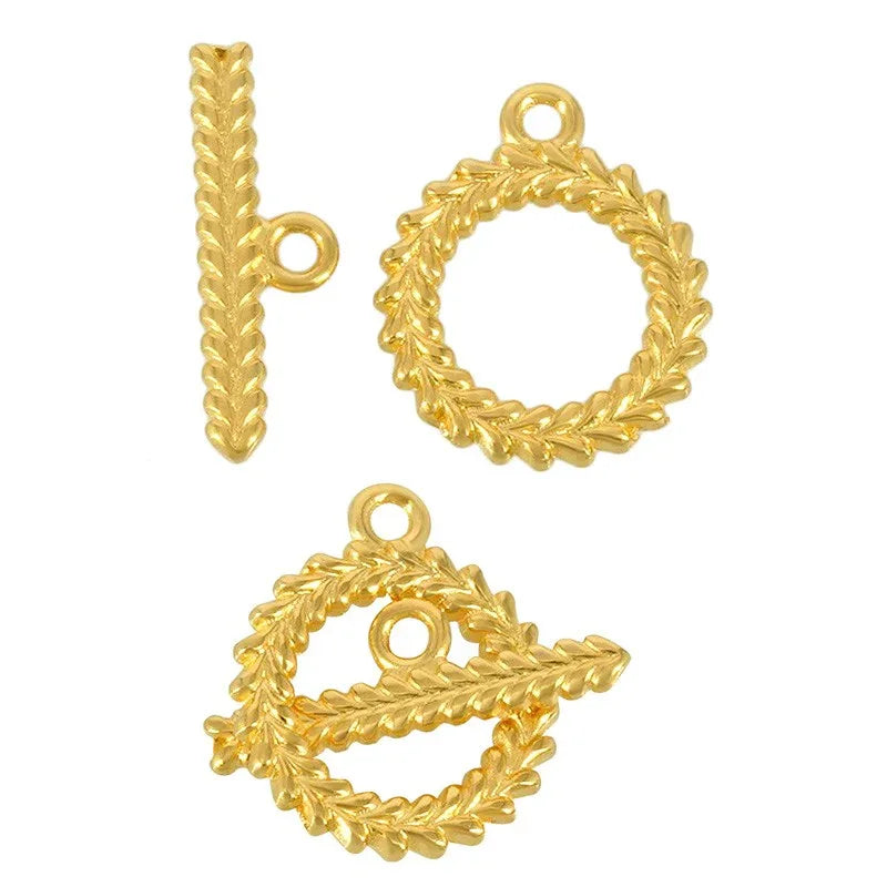 Stavlås Guldpläterad - Krans 1 set Grekisk Metall