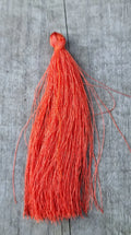 Hänge tassel polyester - Orange 90mm 1 styck Hilmas Pyssel
