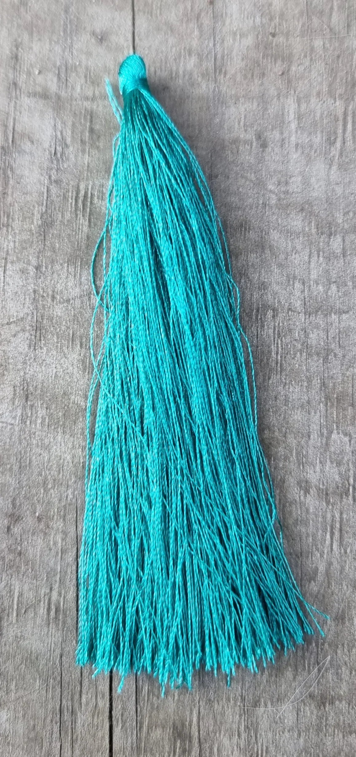 Hänge tassel polyester - Grön 90mm 1 styck Hilmas Pyssel