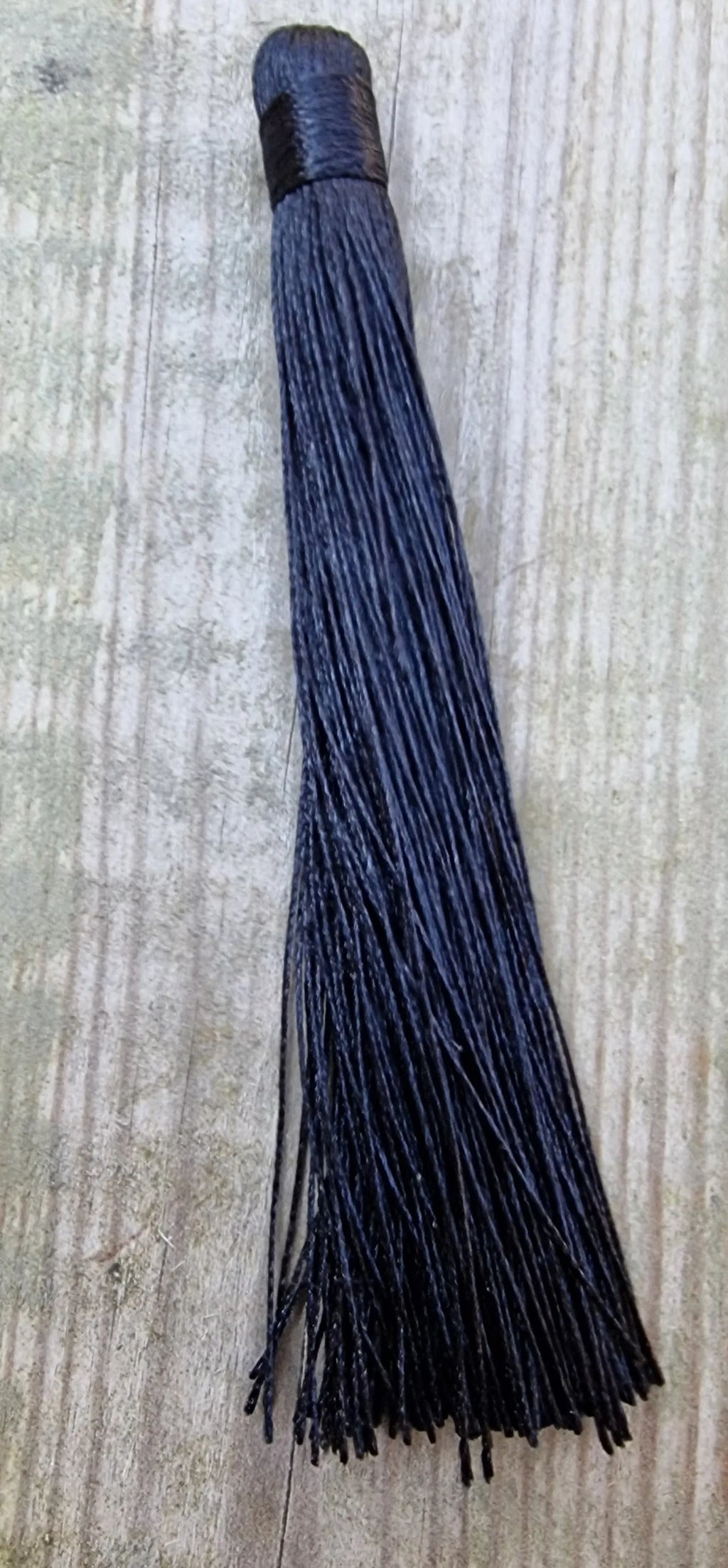 Hänge Tassel Polyester - Svart 120mm 1 Styck Hilmas Pyssel