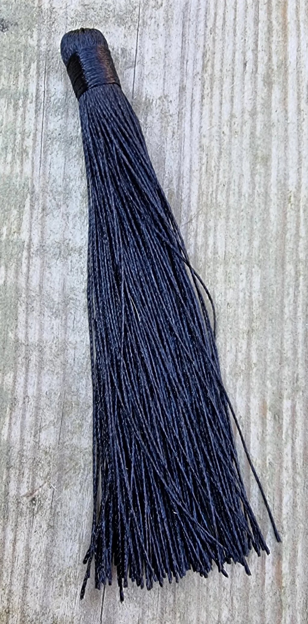 Hänge Tassel Polyester - Svart 120mm 1 Styck Hilmas Pyssel