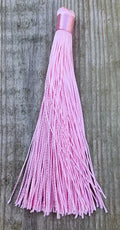 Hänge Tassel Polyester - Rosa 120mm 1 styck Hilmas Pyssel