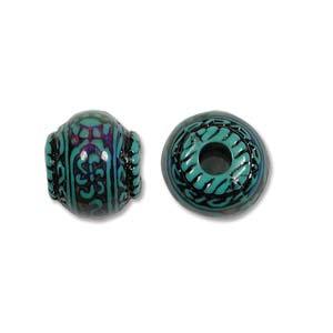 Mood Bead - Blue Mystique 12.5x11mm 1 styck Hilmas Pyssel