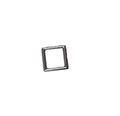 Kvadrat Silverpläterad - 12 mm 1 styck Grekisk Metall