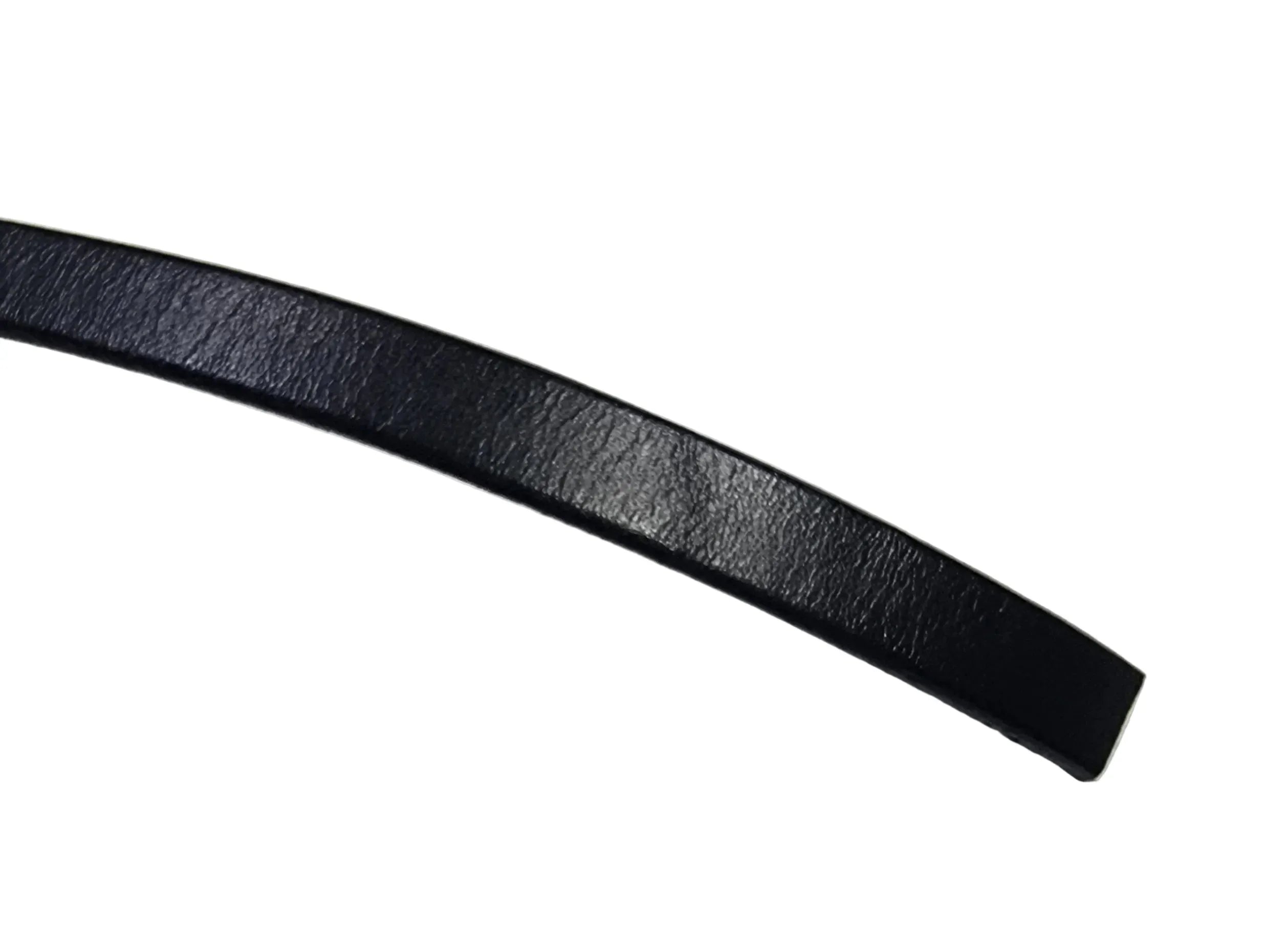 Läderrem Platt Bred - Svart, 10mm, 20 cm Hilmas Pyssel