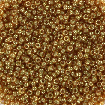 Miyuki Seed Beads - Ceylon Translucent Spice 15/0, 10 gram Miyuki