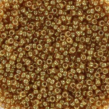 Miyuki Seed Beads - Ceylon Translucent Spice 15/0, 10 gram Miyuki