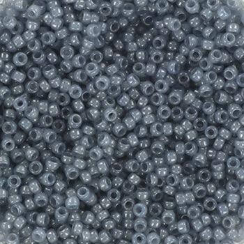 Miyuki Seed Beads - Ceylon Translucent Slate 15/0, 10 gram Miyuki