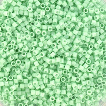 Miyuki Delica - Opaque Light Mint 15/0, 3 gram Miyuki