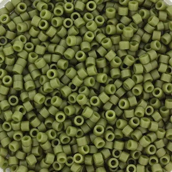 Miyuki Delica - Opaque Matte Luster Olive 11/0, 5 gram Miyuki