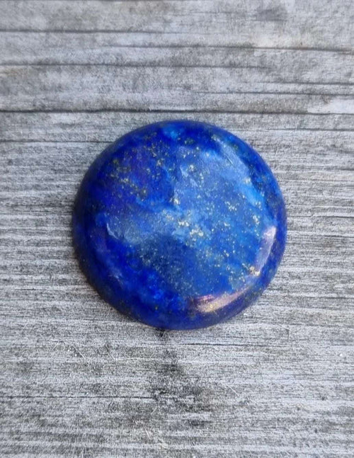Cabochon - Rund mörkblå 20mm 1 styck Hilmas Pyssel