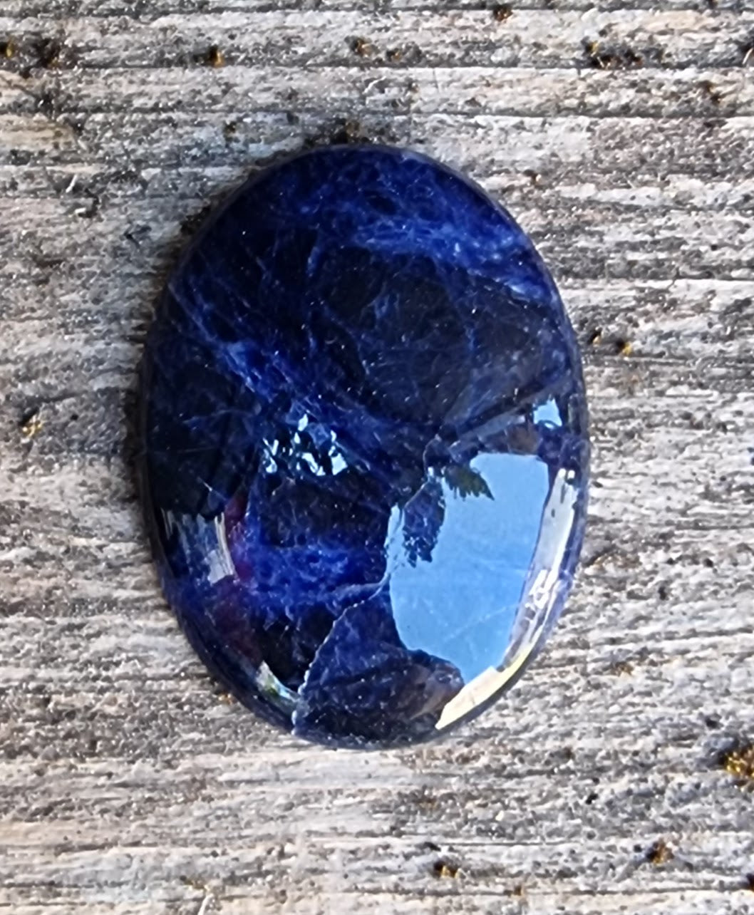 Cabochon Sodalite - Oval 40x30mm 1 styck Hilmas Pyssel