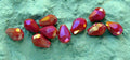 Facetterade Droppar - Röda med AB, 6x4mm, 20-pack Hilmas Pyssel