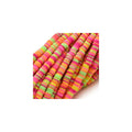 Heishi Pärlor - Neon Mix 6mm 1 sträng Hilmas Pyssel