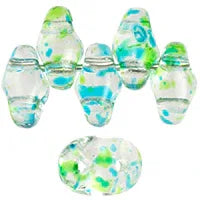 SuperDuo - Confetti Splash - Blue Green 10 gram Matubo