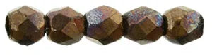 Tjeckiska Firepolish - Jet Bronze Vega 2,5mm 50-pack Hilmas Pyssel