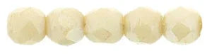 Tjeckiska Firepolish - Luster Opaque Champagne 2,5mm, 50-pack Hilmas Pyssel