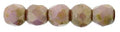 Tjeckiska Firepolish - Luster Opaque Rose/gold topaz 2,5mm 50-pack Hilmas Pyssel