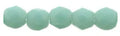 Tjeckiska Firepolish - Matte Opaque Turquoise 2,5mm - 50-pack Hilmas Pyssel