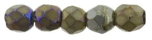 Tjeckiska Firepolish - Matte Iris Brown 2,5mm 50-pack Hilmas Pyssel