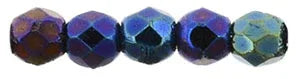 Tjeckiska Firepolish - Iris Blue 2,5mm 50-pack Hilmas Pyssel