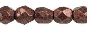 Tjeckiska Firepolish - Saturated Metallic Chicory Coffee 2,5mm, 50-pack Hilmas Pyssel