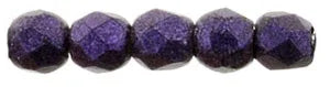 Tjeckiska Firepolish - Metallic Suede Purple 2,5mm, 50-pack Hilmas Pyssel