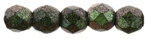 Tjeckiska Firepolish - Polychrome Olive Mauve 2,5mm, 50-pack Hilmas Pyssel