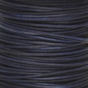 Läderband ca 0,5 mm - Antique Pacific, 1 m Hilmas Pyssel