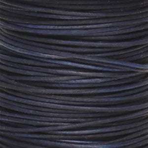 Läderband ca 0,5 mm - Antique Pacific, 1 m Hilmas Pyssel