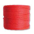 S-Lon Bead Cord - Bright Coral 1 rulle Hilmas Pyssel