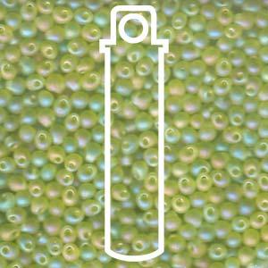 Miyuki Drop - Matte Transparent Lime AB 3,4mm, 25 gram Miyuki