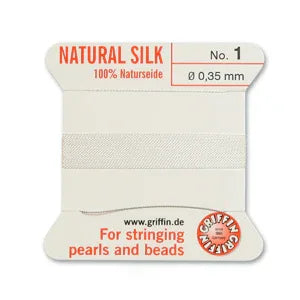 Griffin Silk - Vit strl 1, 1 förpackning Griffin