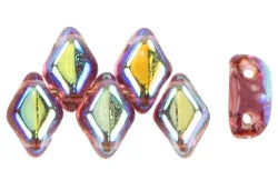 Matubo Mini Gemduo - Amethyst AB 6x4mm, 5 gram Matubo