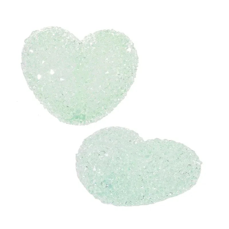 Akrylpärla - Lyxigt Turkost Hjärta 23x26mm 1 styck Hilmas Pyssel