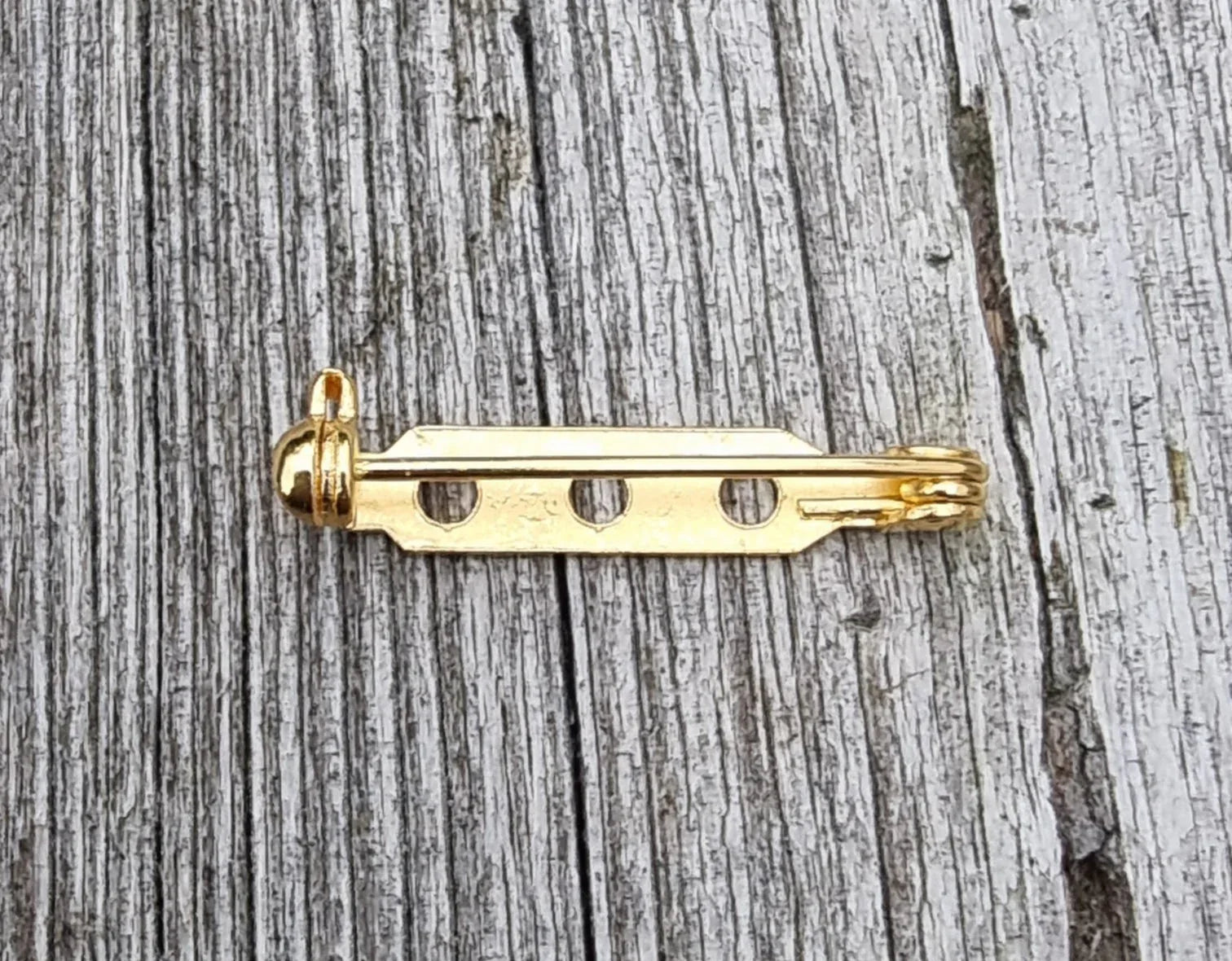 Broschnål 24K Guldpläterad - 25mm 1 Styck Grekisk Metall