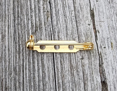 Broschnål 24K Guldpläterad - 25mm 1 Styck Grekisk Metall