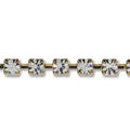 Cup chain - 12SS Crystal Gold plate, 20 cm Preciosa