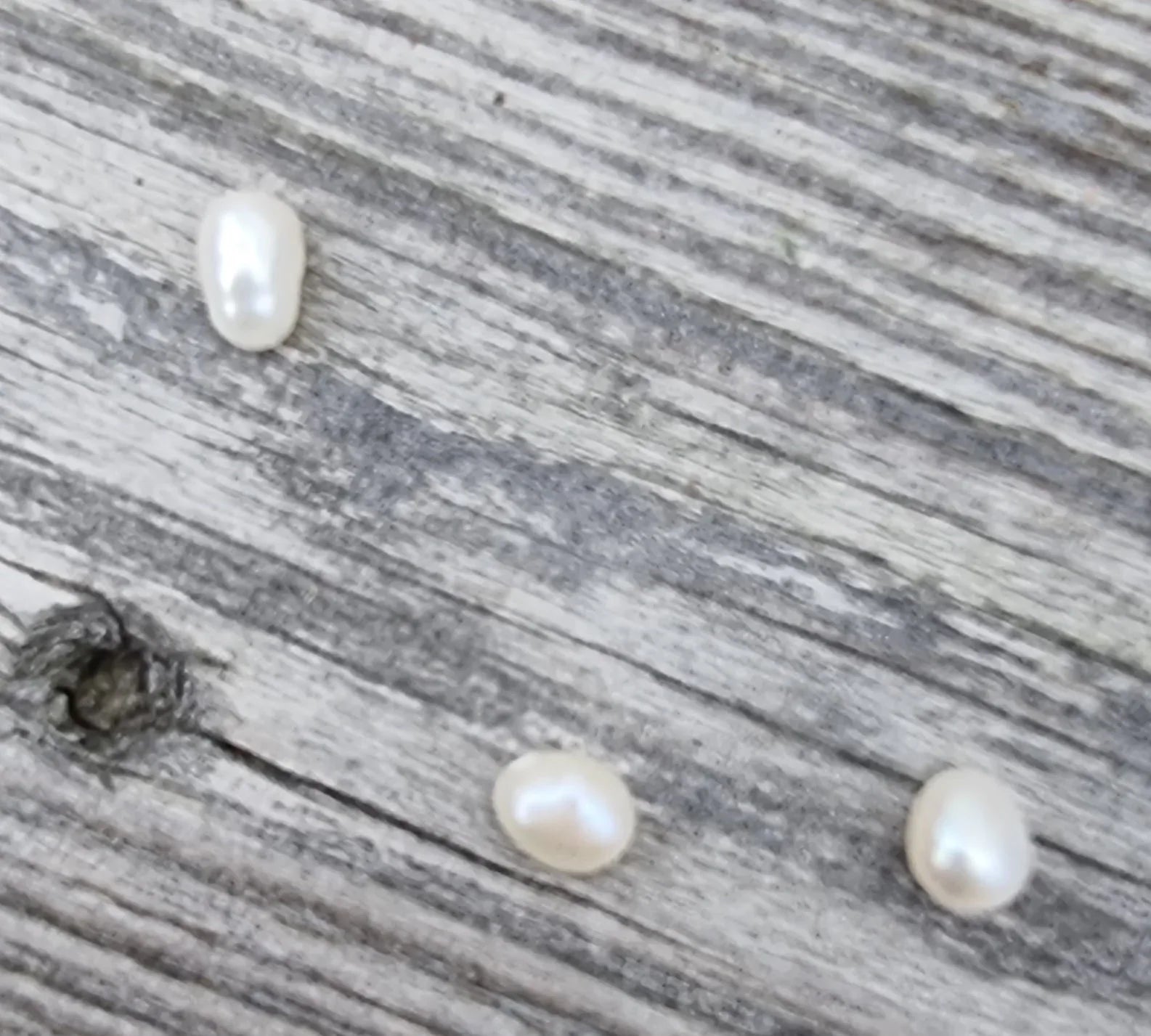 Sötvattenspärla - Vit 6-7mm 1 styck Hilmas Pyssel