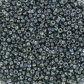 Miyuki Seed beads - Transparent Luster Grey 15/0, 10 gram Miyuki