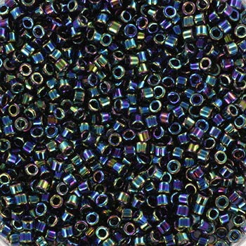 Miyuki Delica - Metallic Iris Variegated Blue 11/0, 5 gram Miyuki