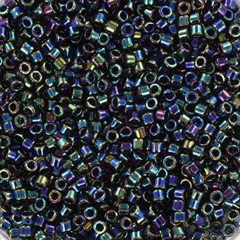 Miyuki Delica - Metallic Iris Variegated Blue 11/0, 5 gram Miyuki