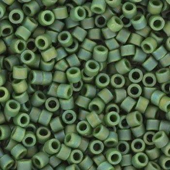 Miyuki Delica - Opaque Glazed Frosted Rainbow Shamrock 11/0, 5 gram Miyuki