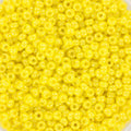 Miyuki Seed Beads - Opaque Luster Yellow 11/0, 10 Gram Miyuki