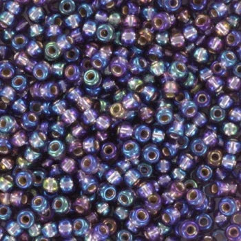 Miyuki seed beads - Silverlined AB Amethyst 11/0, 10 gram Miyuki