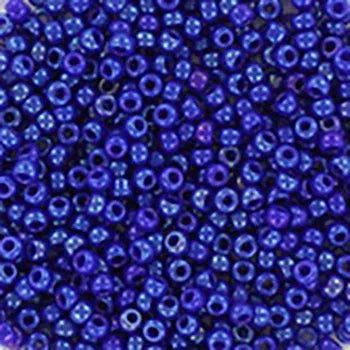 Miyuki Seed Beads - Opaque Luster Cobalt 11/0, 10 Gram Miyuki