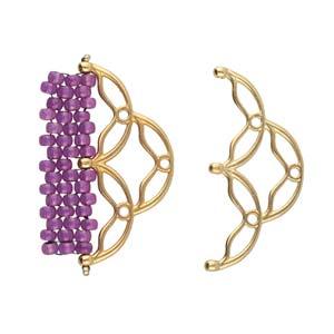 Cymbal Element - Sitanos III 24K Gold plated 1 styck Beadsmith