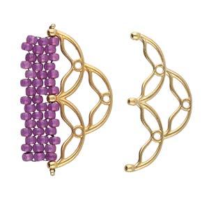 Cymbal Element - Sitanos III 24K Gold plated 1 styck Beadsmith