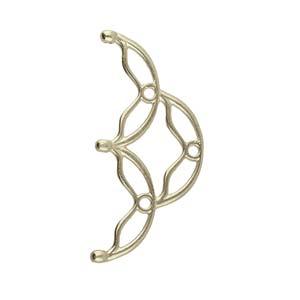Cymbal Element - Sitanos III Antique Brass Plated 1 styck Beadsmith
