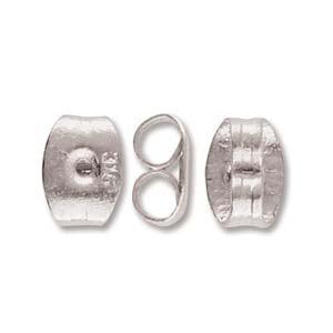 Cymbal Element - Ear back Antique silver plated 2-pack Beadsmith